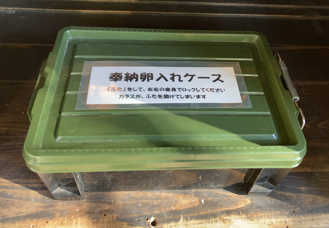 奉納用卵ケース