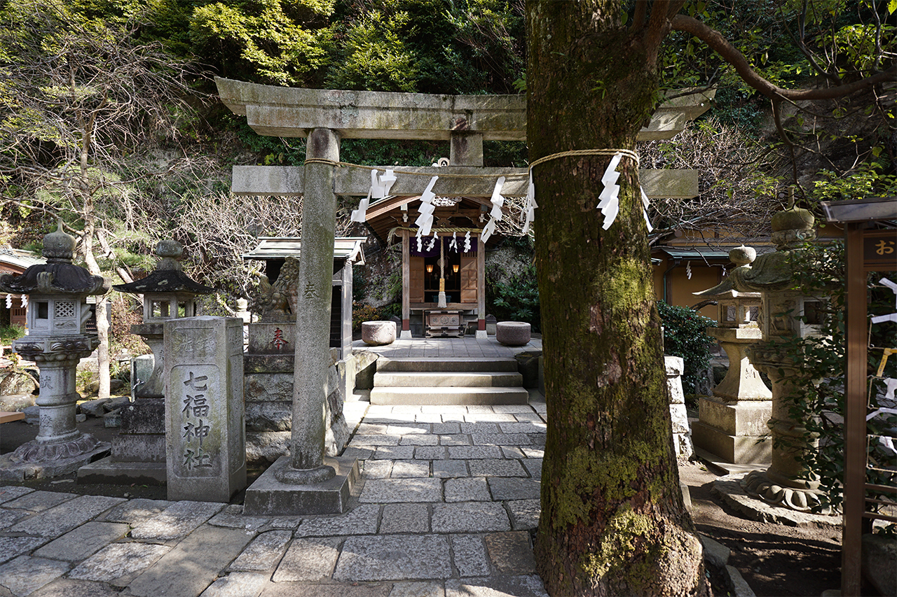七福神社 鳥居と社殿