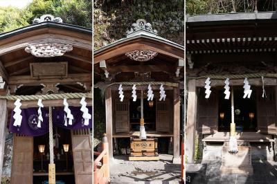 銭洗弁財天宇賀福神社 境内社三社(七福神社・下之水神宮・上之水神宮)