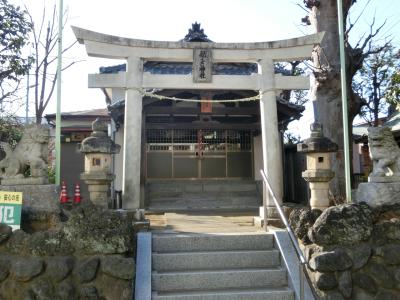 船玉神社 鳥居と拝殿