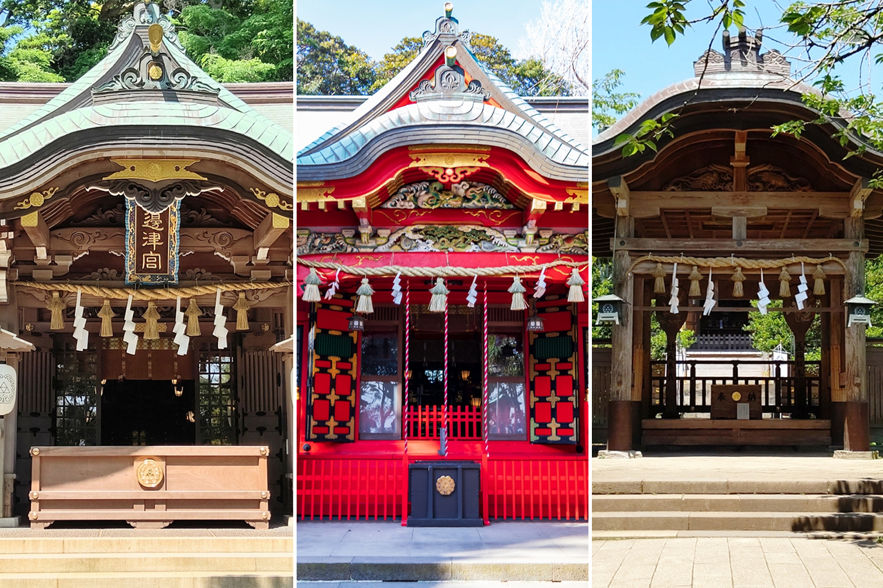 辺津宮・中津宮・奥津宮 社殿