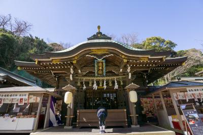 江島神社 辺津宮 社殿正面