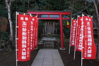 江島神社 稲荷社・秋葉社 鳥居と社殿