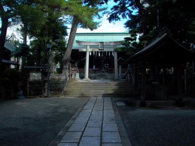 松原神社 鳥居と拝殿