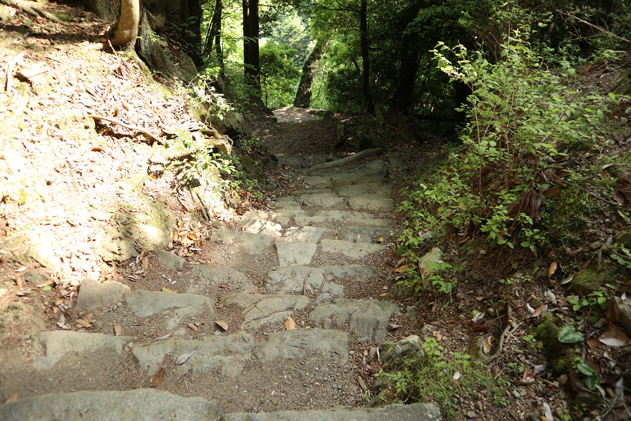 男坂の参道