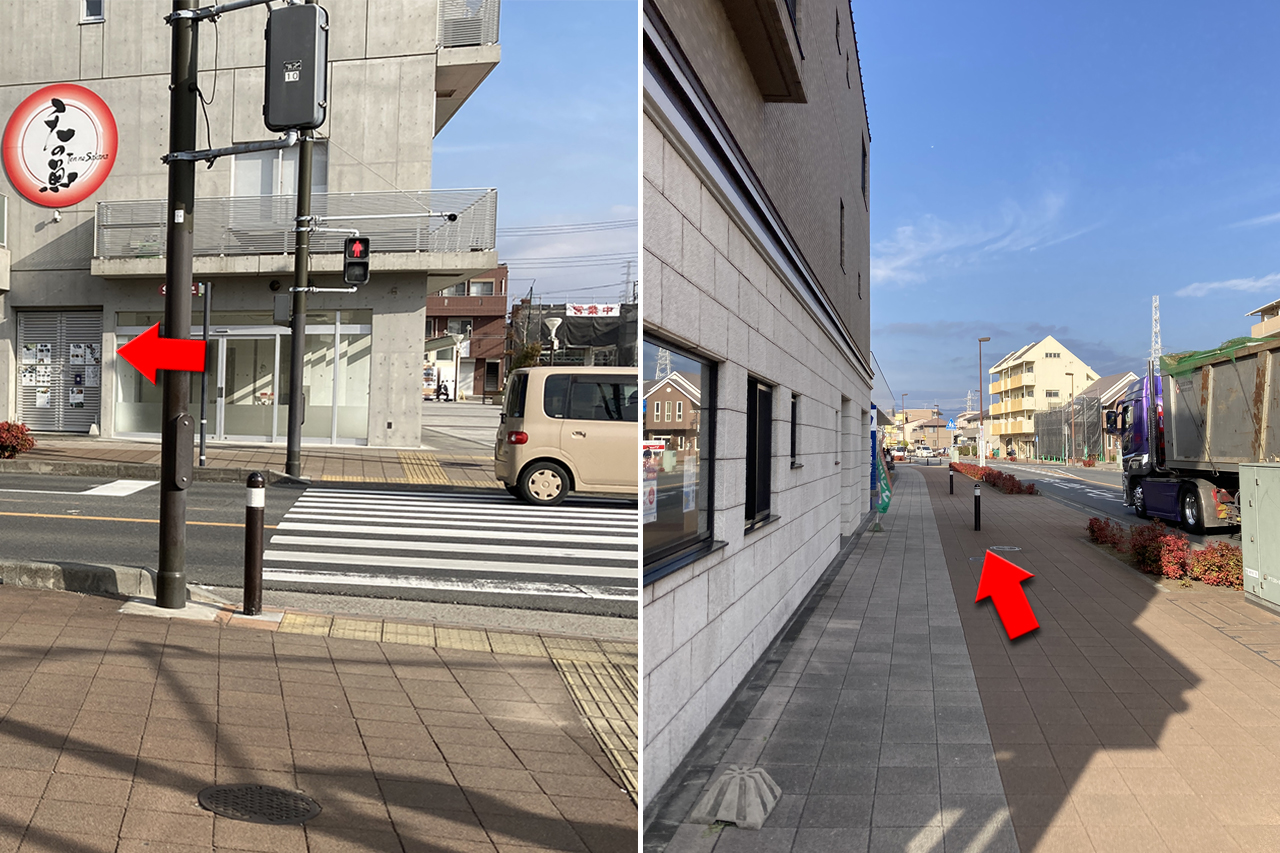 寒川駅からの道順2