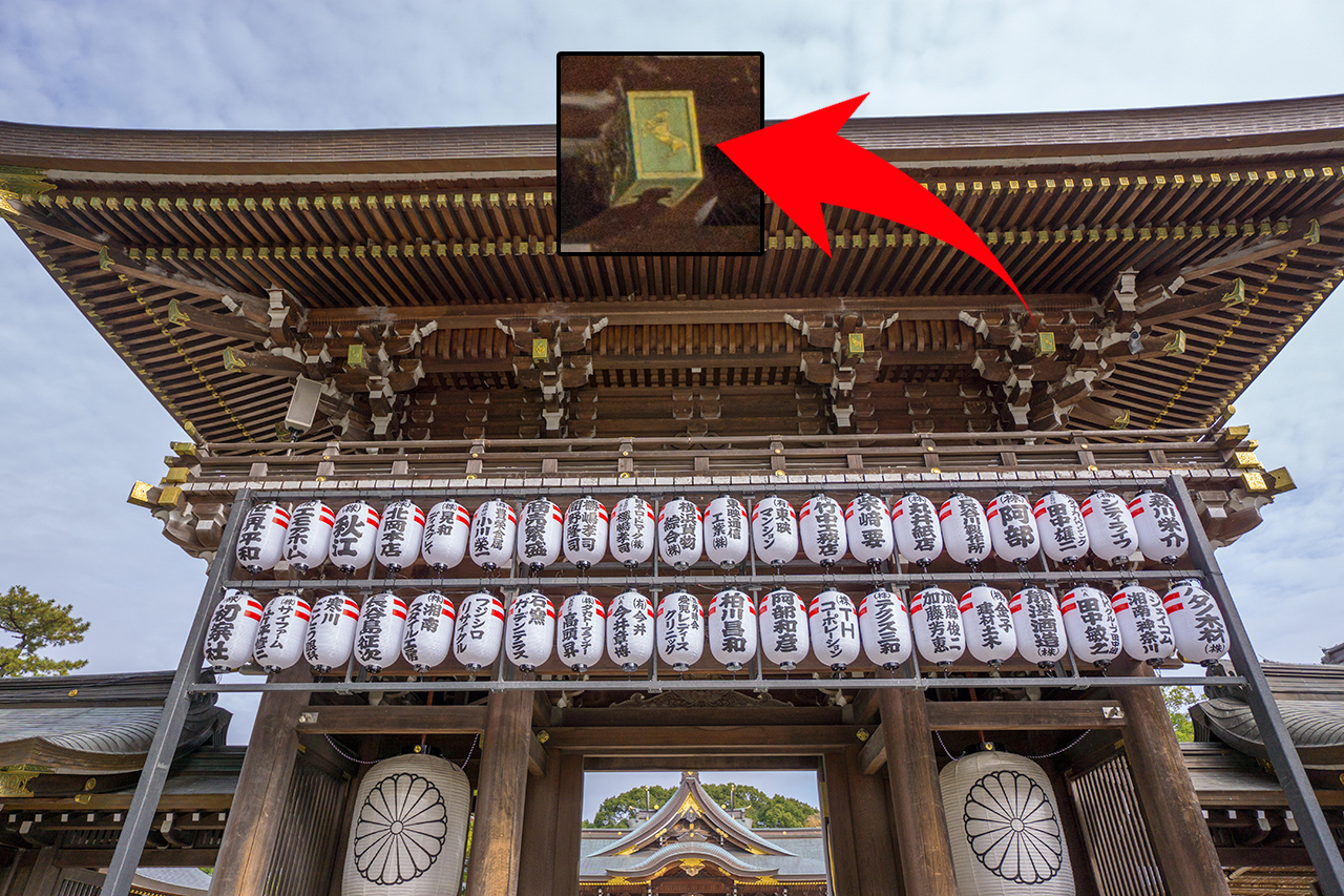 寒川神社 神門の十二支