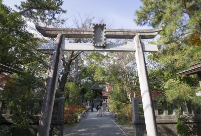 寒川神社 宮山神社 鳥居