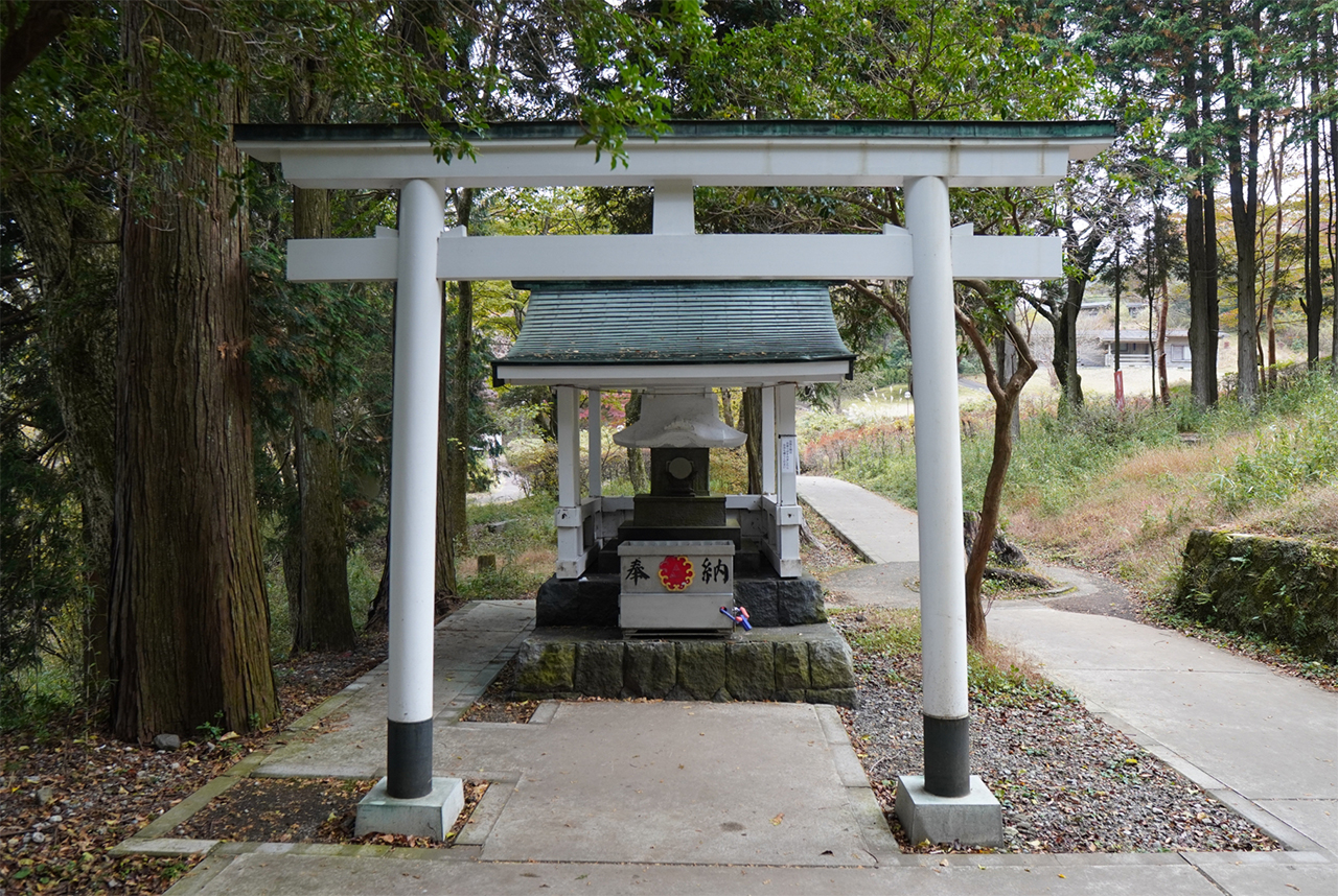 白龍神社　鳥居と社殿