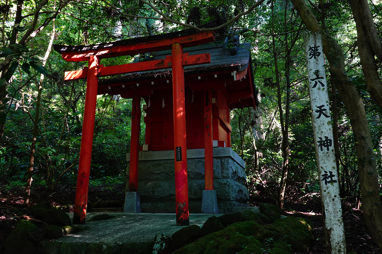 第六天神社 鳥居と社殿