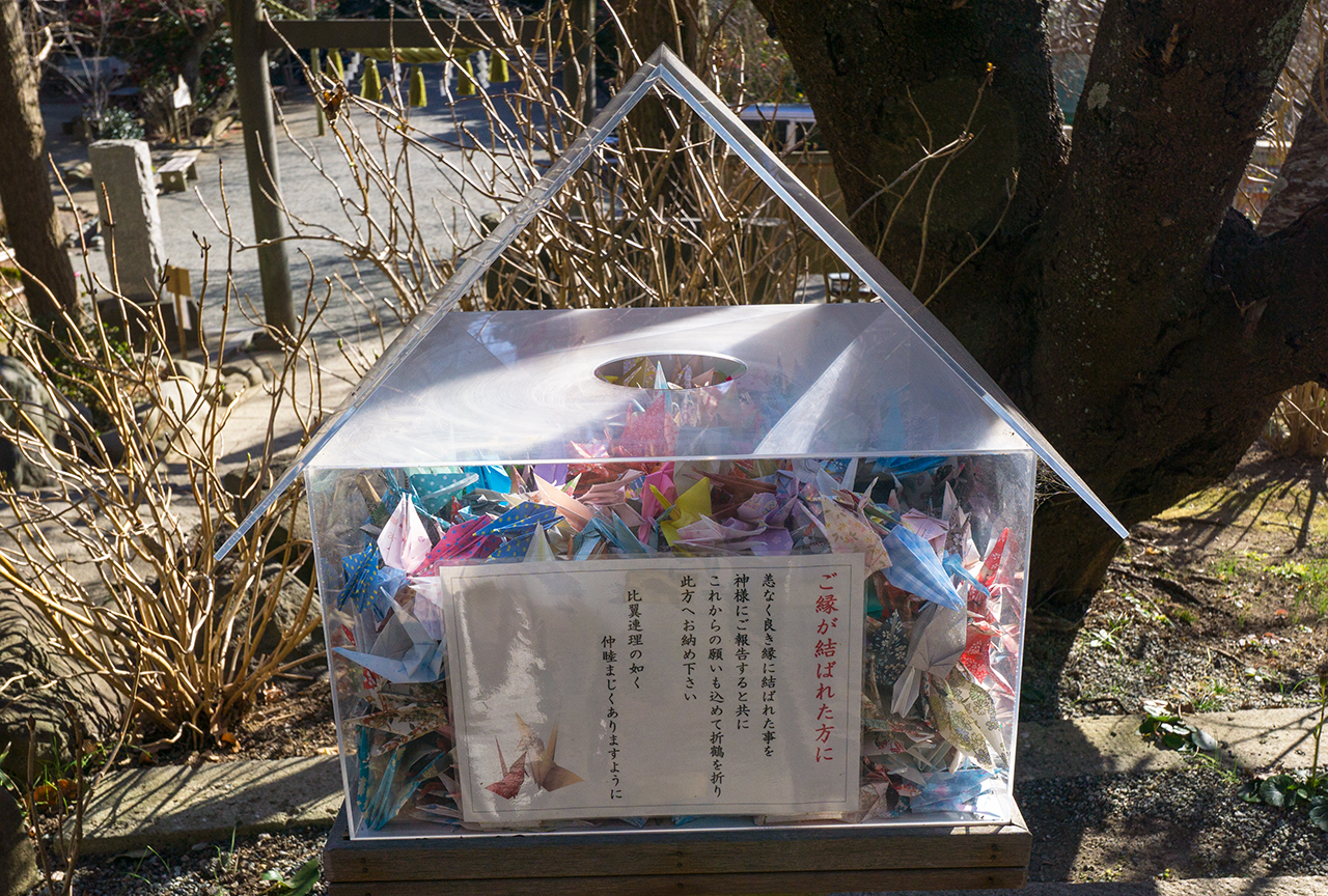 感謝の折鶴