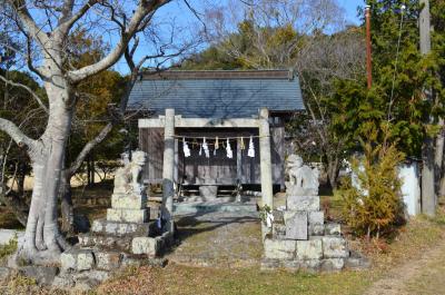 豊岡上天神社 鳥居と社殿