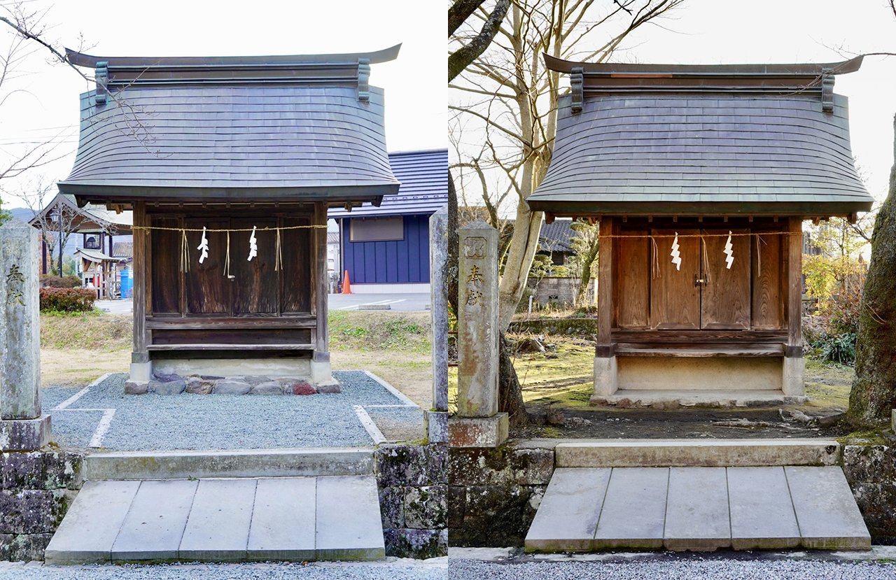 北門守社と南門守社