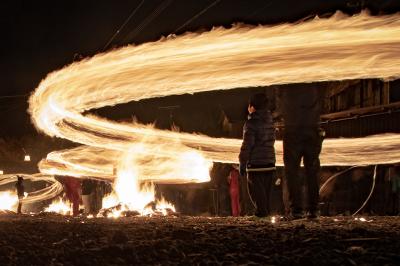阿蘇神社 火振り神事