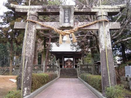 鳥居と神門