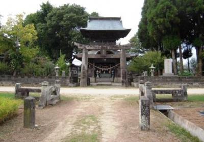梅林天満宮 鳥居と楼門