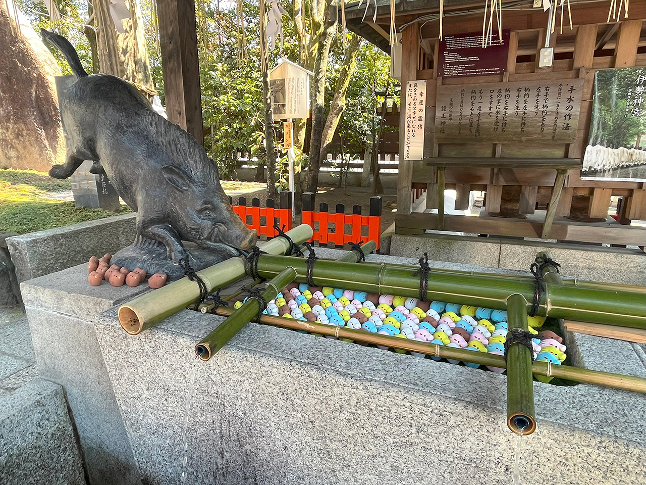 幸運の霊猪