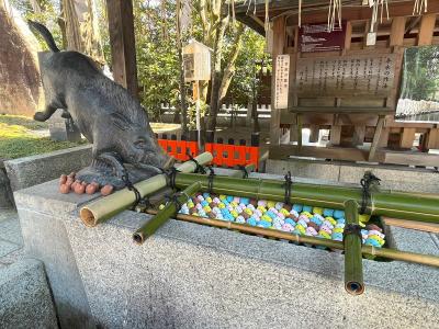護王神社 幸運の霊猪