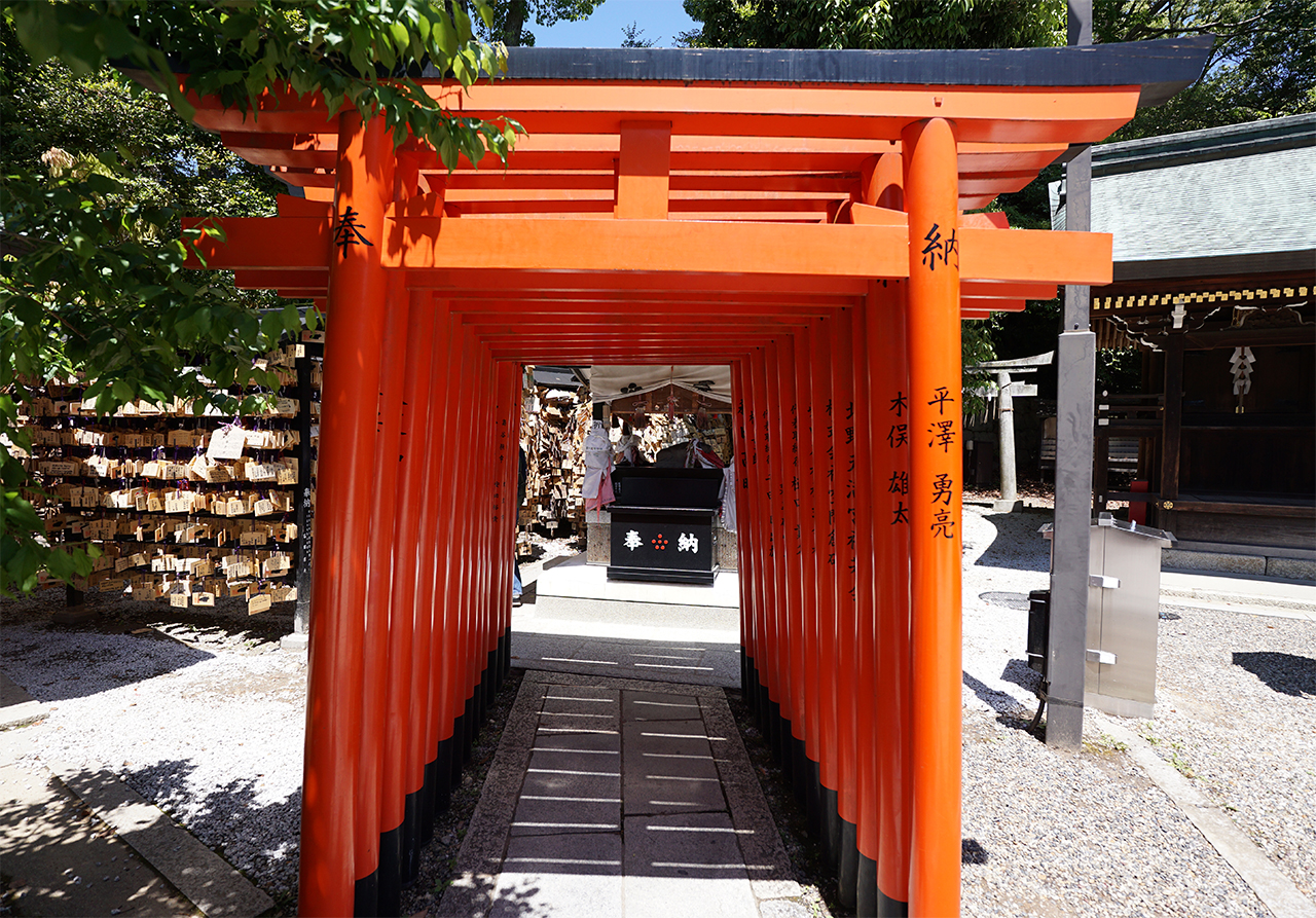 一願成就のお牛さまの鳥居