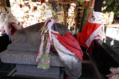 北野天満宮 一願成就のお牛さま