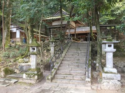 木野愛宕神社 境内階段と社殿