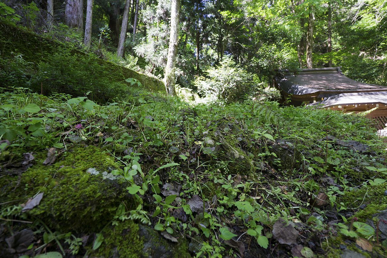 御船形石の上部