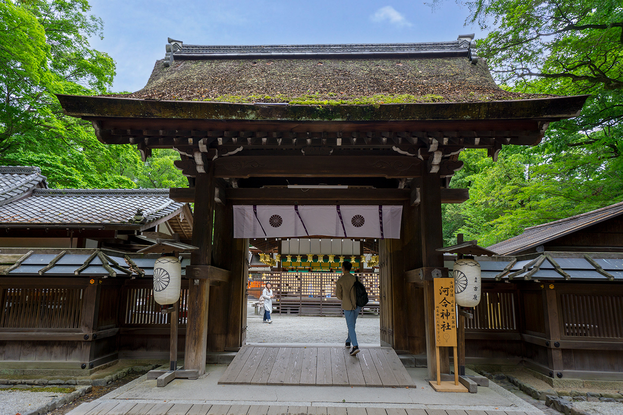 河合神社 神門