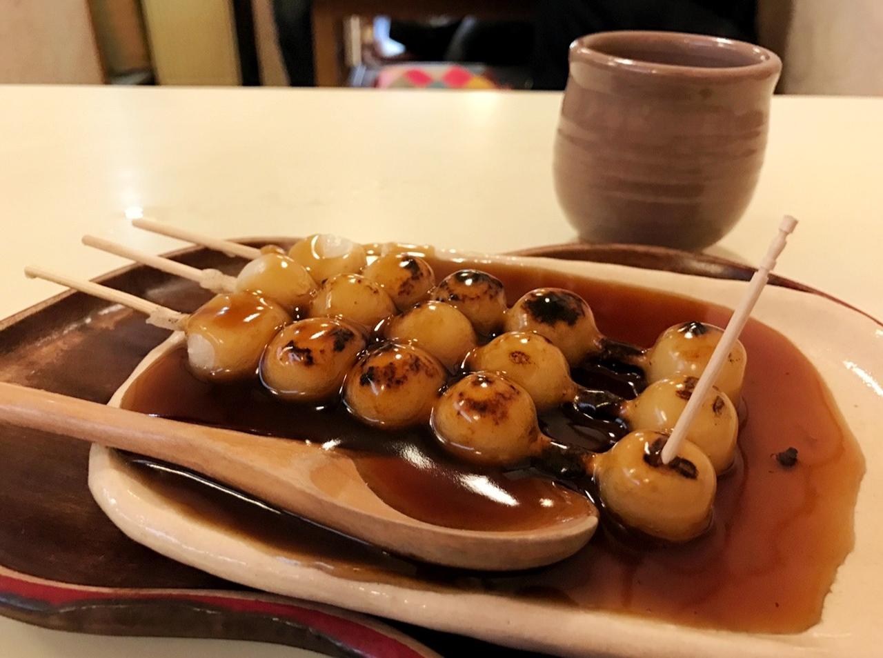 5つのみたらし団子