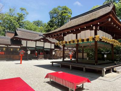 下鴨神社(賀茂御祖神社) 河合神社 舞殿と拝殿