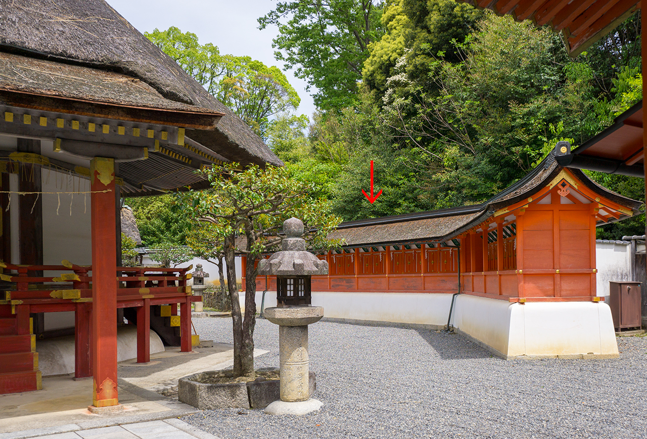 吉田神社 斎場所大元宮 東西諸神社(右側)