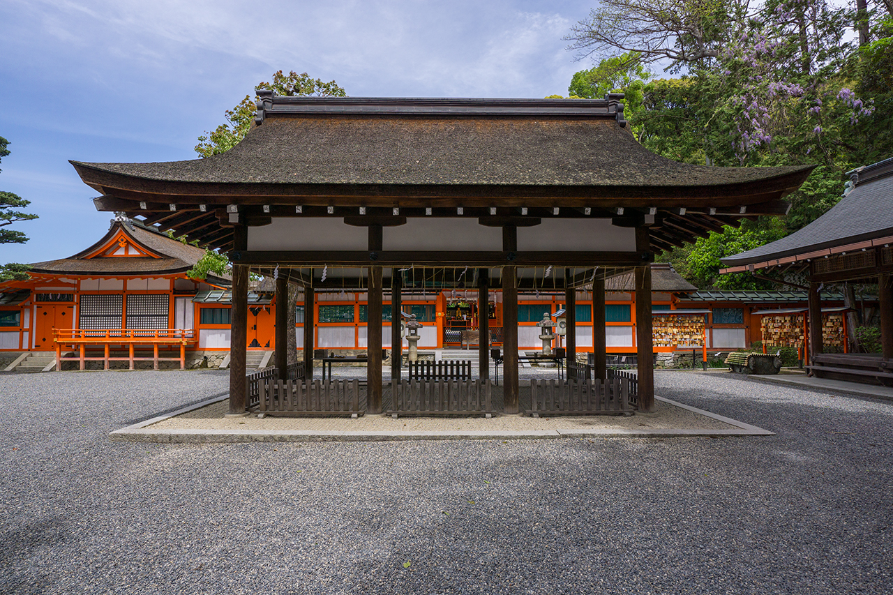 吉田神社 拝殿(舞殿) 正面