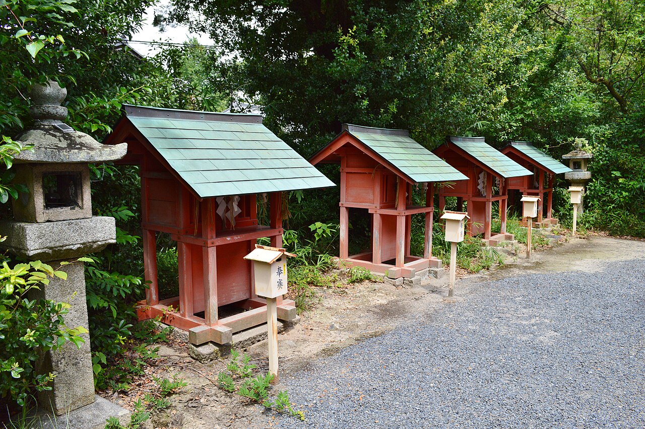 境内の廣田神社・松尾神社・高良神社・伊勢両宮社