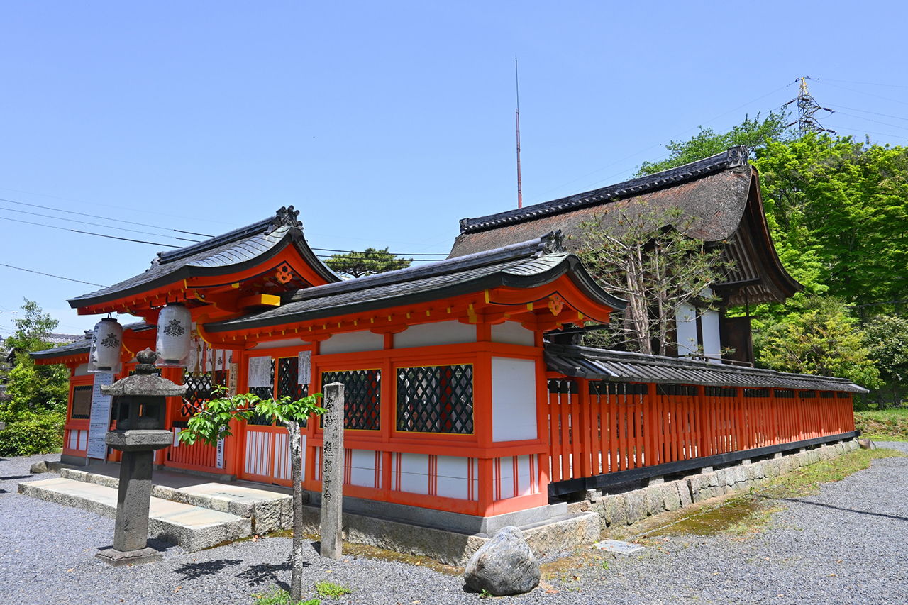 宇治神社 中門と本殿