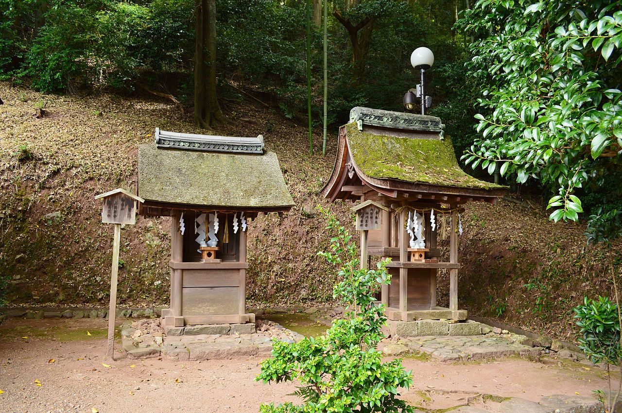 住吉社と香椎社 社殿