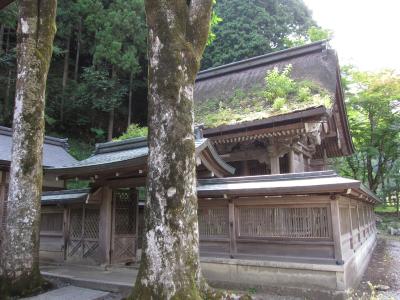 多治神社 拝殿と本殿