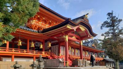 石清水八幡宮 拝殿も兼ねている楼門