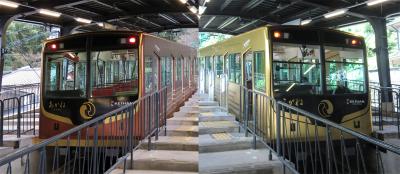 石清水八幡宮 ケーブルカーあかね・こがね