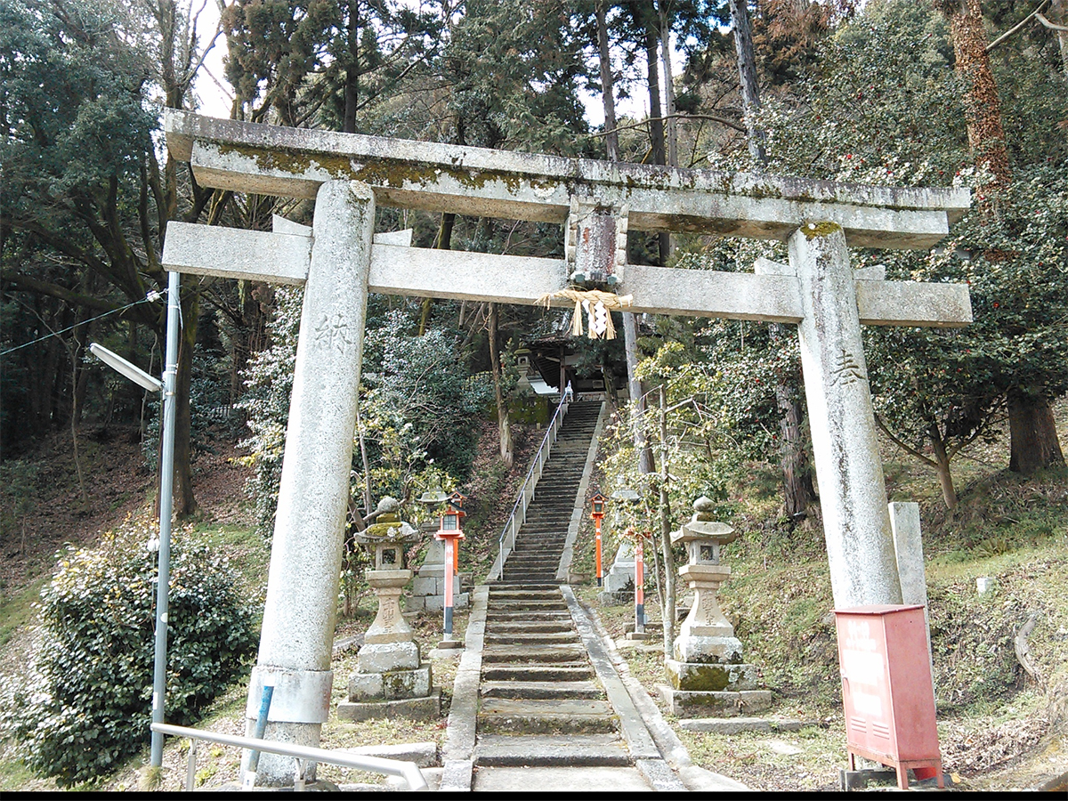 鳥居と階段