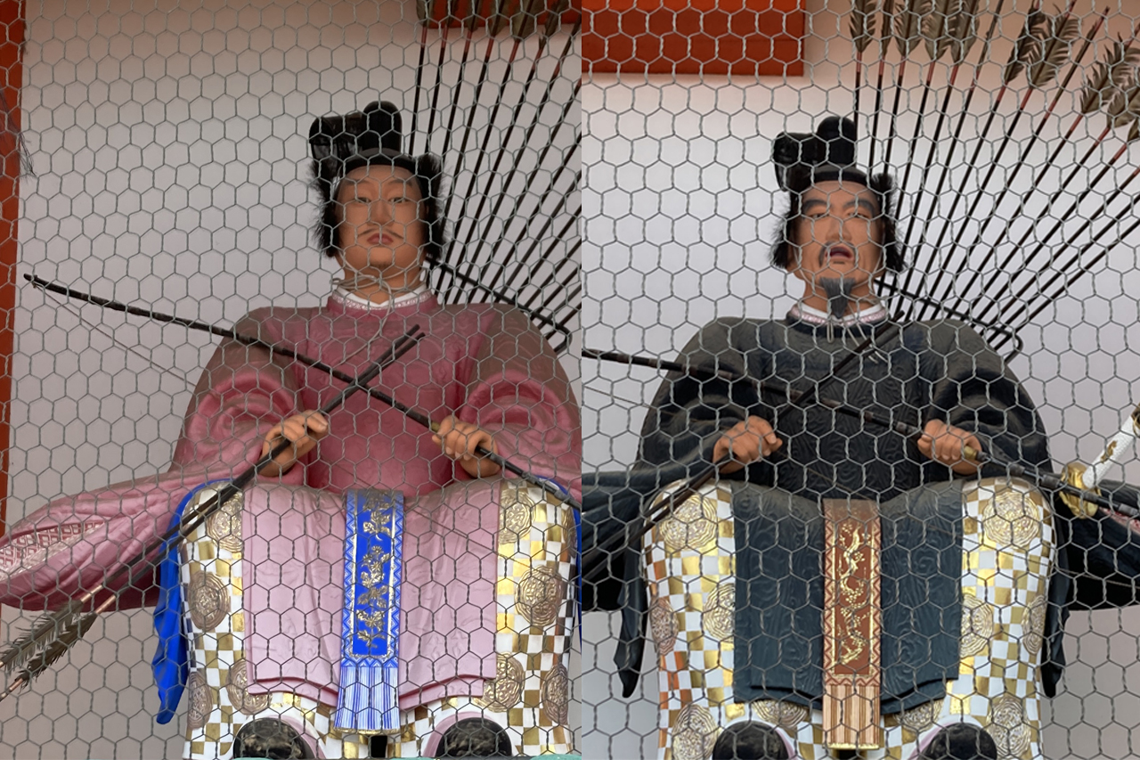 楼門の随身像