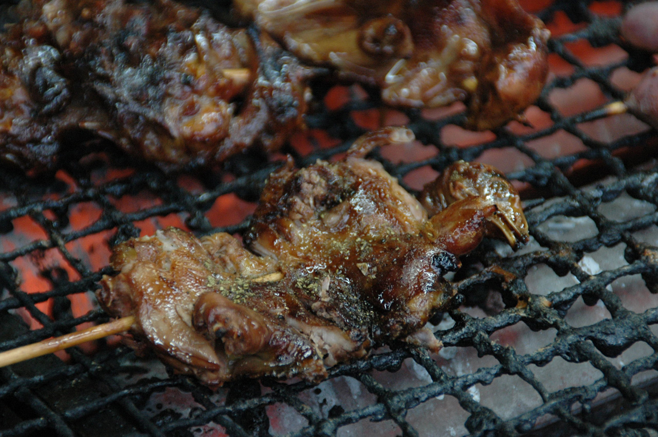 すずめの丸焼き