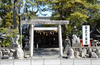 聖武天皇社 鳥居と拝殿