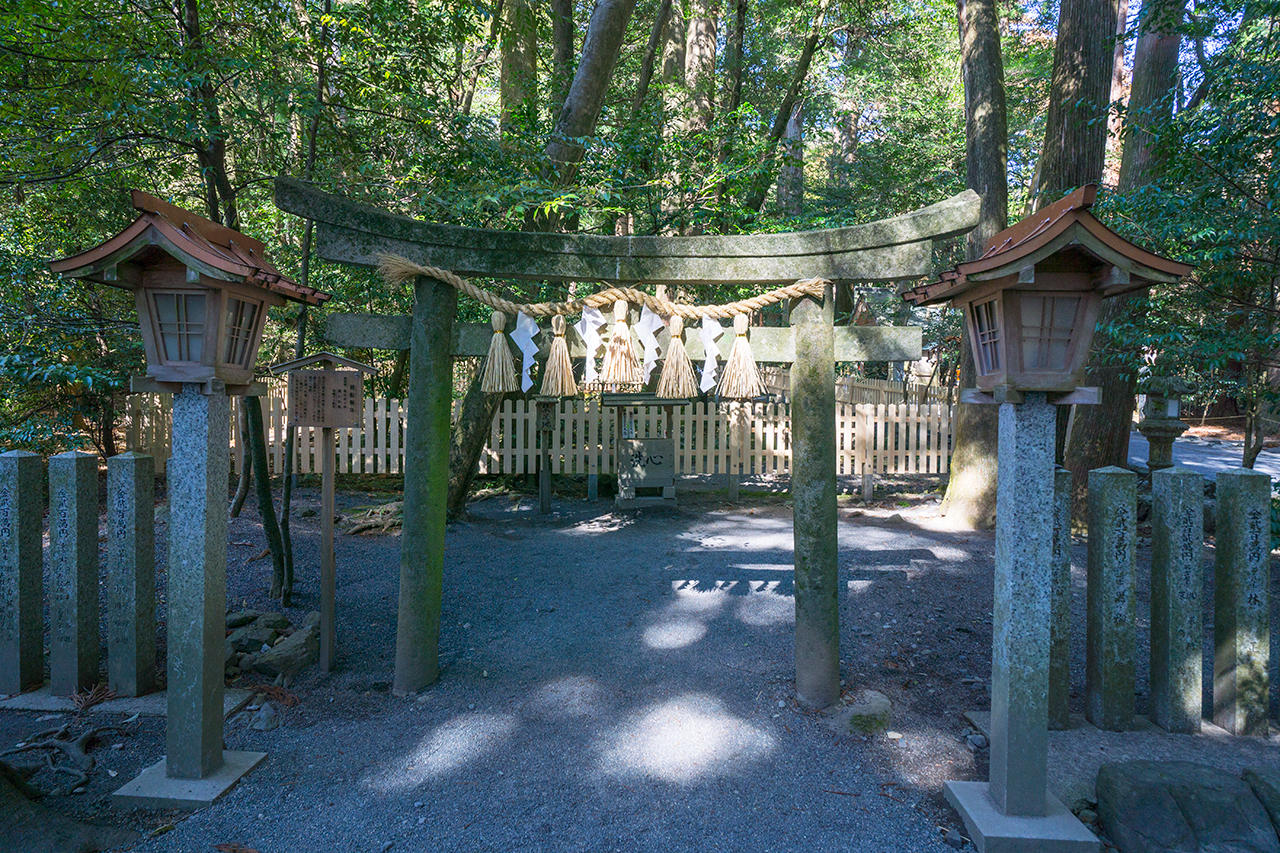 椿大神社 御船磐座の鳥居