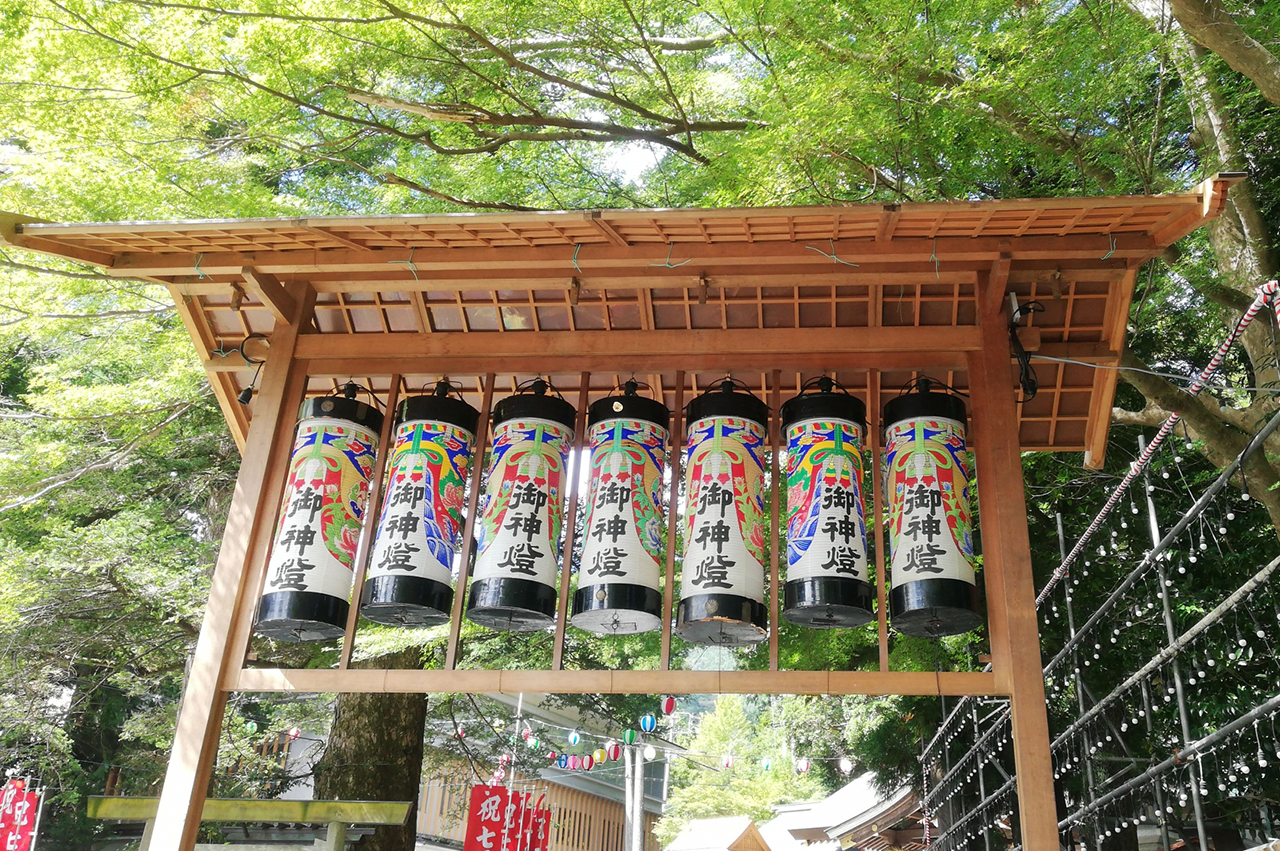 椿大神社 御神燈