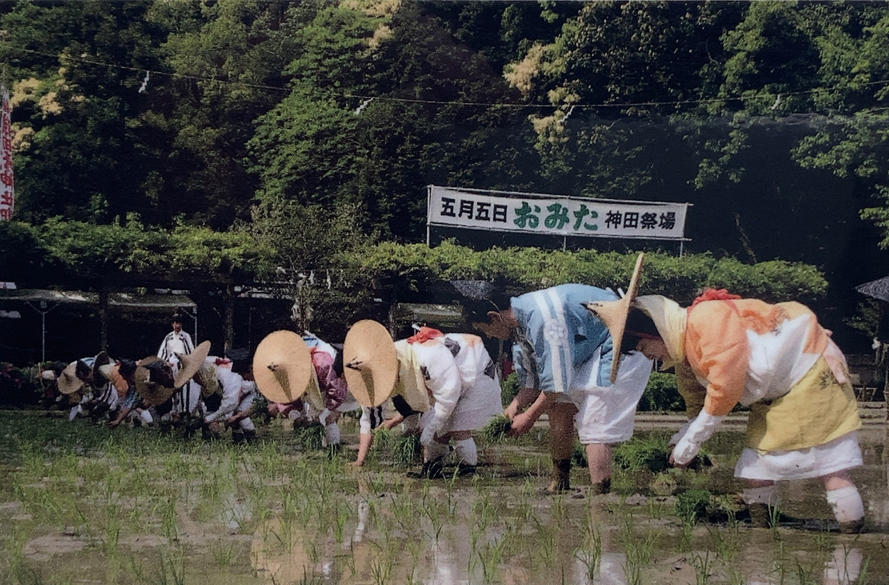 御田祭の様子