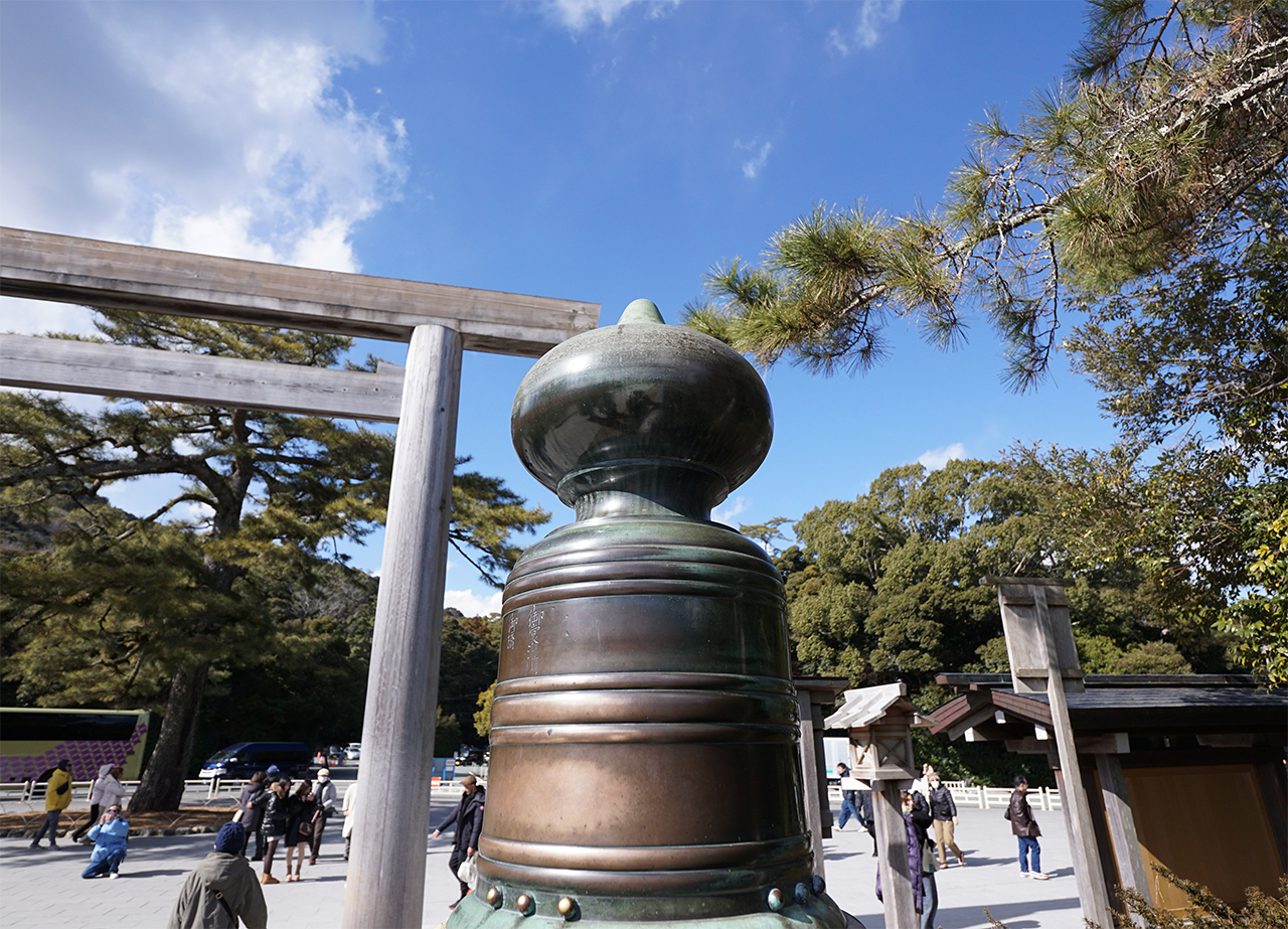 宇治橋の擬宝珠