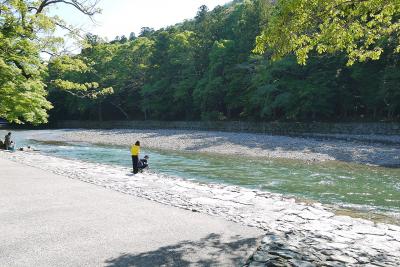 伊勢神宮 内宮 五十鈴川御手洗場