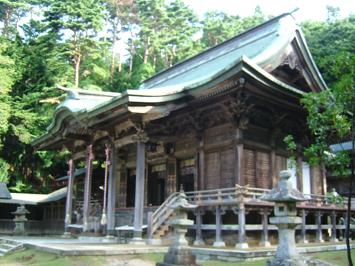 黄金山神社 拝殿