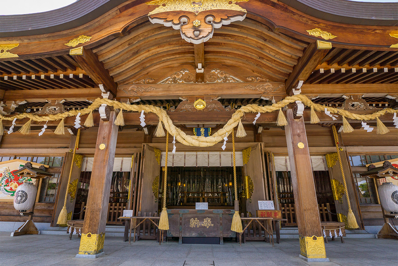 竹駒神社 拝殿 正面