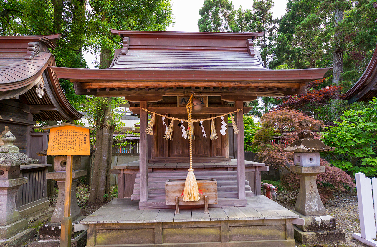 竹駒神社 境内社八幡神社 社殿