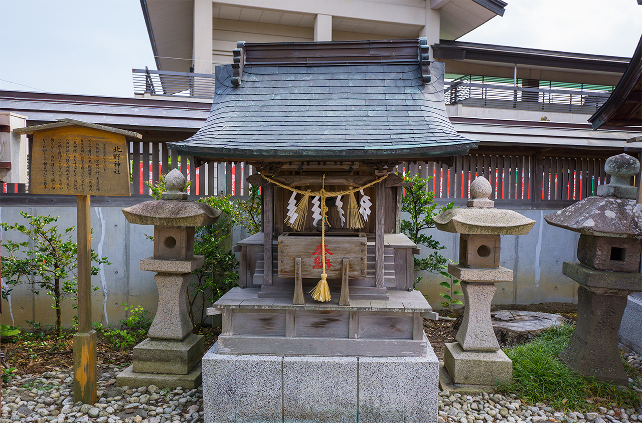 竹駒神社 境内社北野神社 社殿